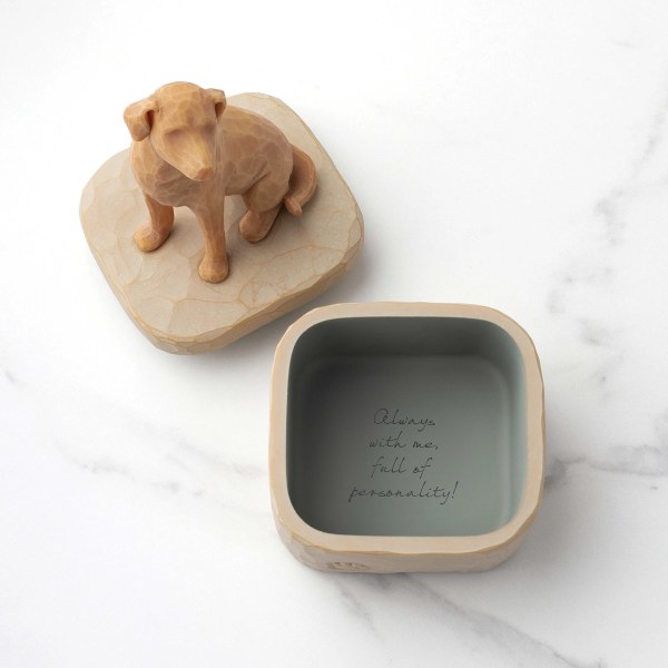 LOVE MY DOG SCATOLA RICORDO D'ORO - WILLOW TREE