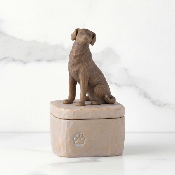 LOVE MY DOG SCATOLA DEI RICORDI SCURA - WILLOW TREE
