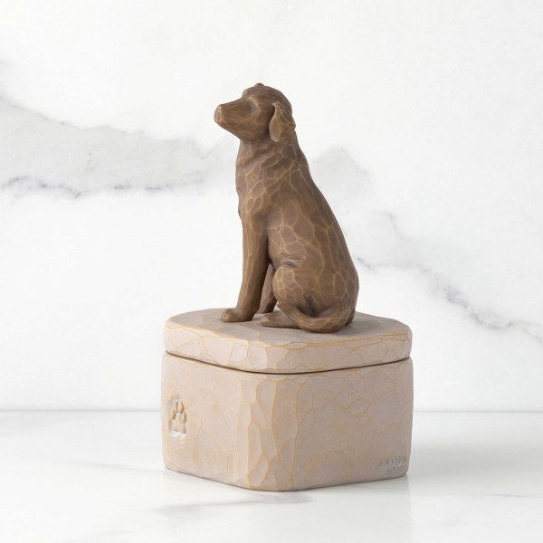 LOVE MY DOG SCATOLA DEI RICORDI SCURA - WILLOW TREE