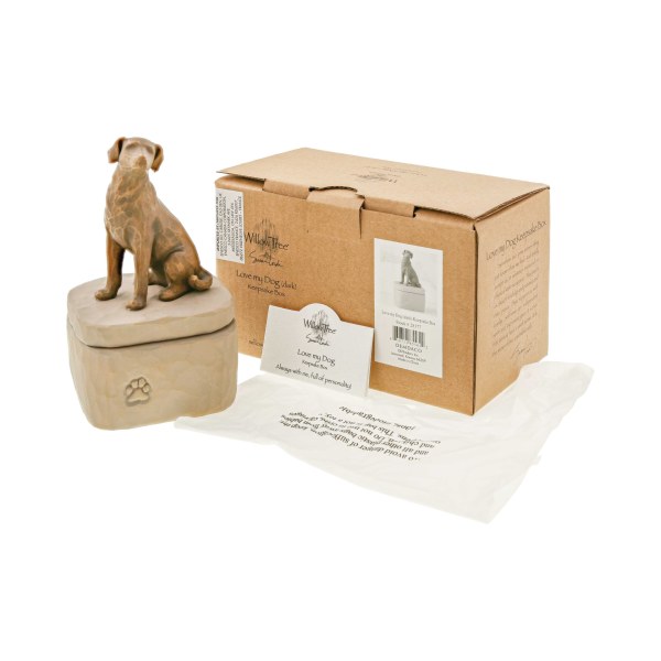 LOVE MY DOG SCATOLA DEI RICORDI SCURA - WILLOW TREE