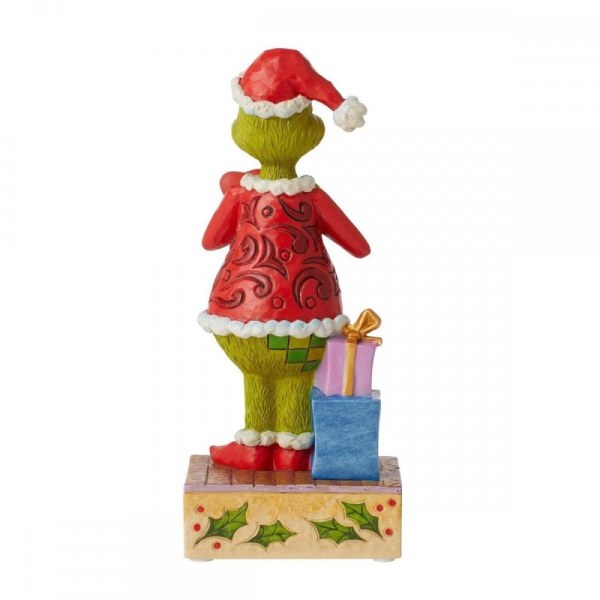 FELICE GRINCH CON CUORE LAMPEGGIANTE - JIM SHORE GRINCH