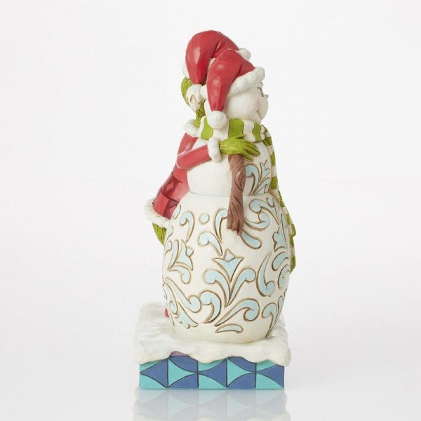 GRINCH ACCANTO AL PUPAZZO DI NEVE GRINCHY - JIM SHORE GRINCH