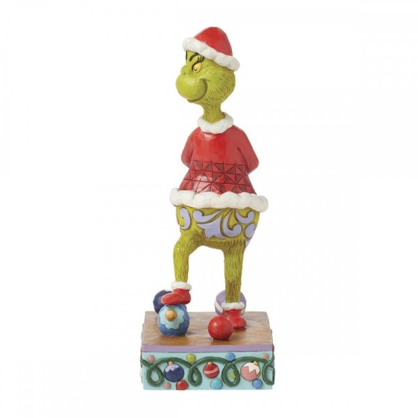 GRINCH CALZA SULL'ORNAMENTO - JIM SHORE GRINCH
