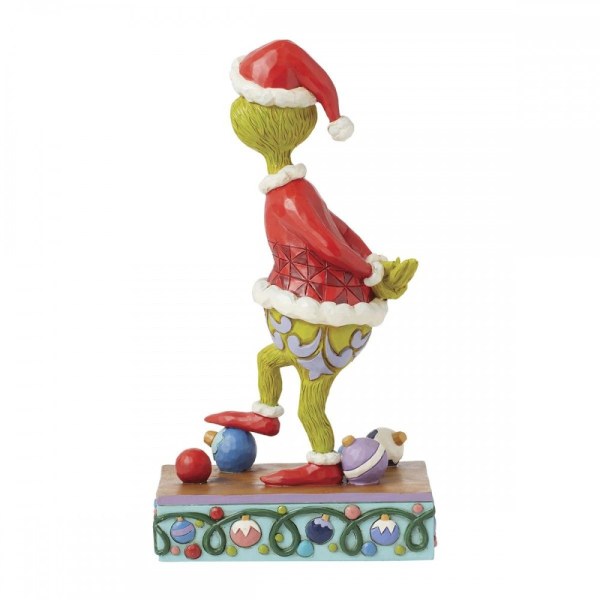 GRINCH CALZA SULL'ORNAMENTO - JIM SHORE GRINCH