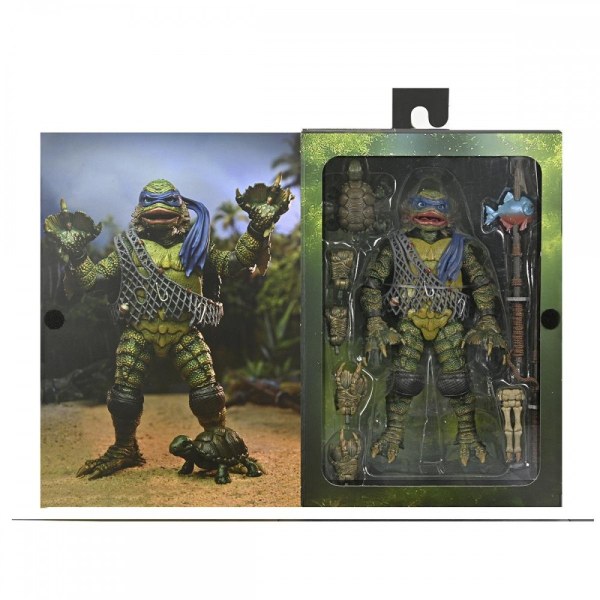 UNIVERSAL MONSTERS X NINJA TURTLES - ACTION FIGURE – LEONARDO LA CREATURA