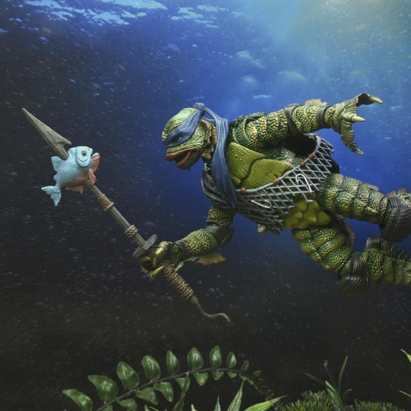 UNIVERSAL MONSTERS X NINJA TURTLES - ACTION FIGURE – LEONARDO LA CREATURA