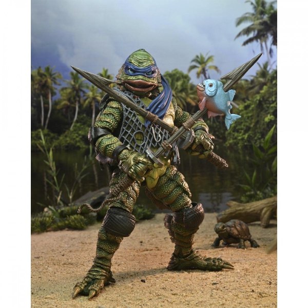 UNIVERSAL MONSTERS X NINJA TURTLES - ACTION FIGURE – LEONARDO LA CREATURA