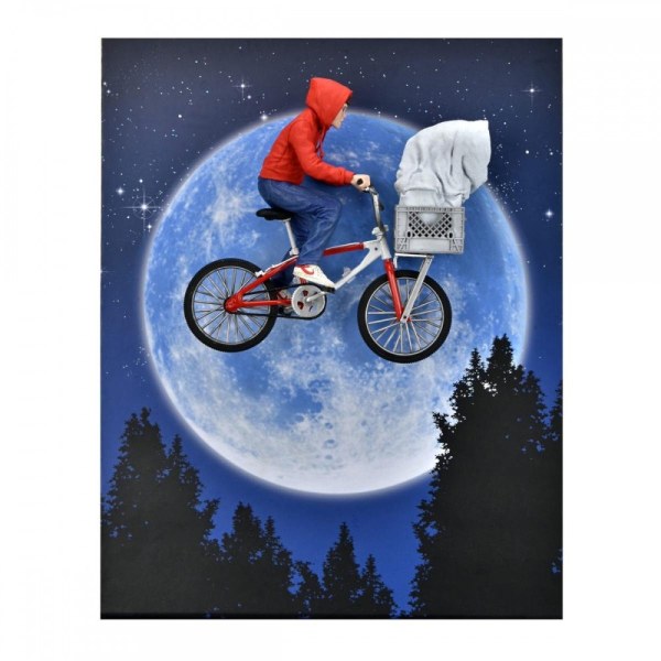 E.T. 40° ANNIVERSARIO - ACTION FIGURE - ELLIOTT & E.T. IN BICI