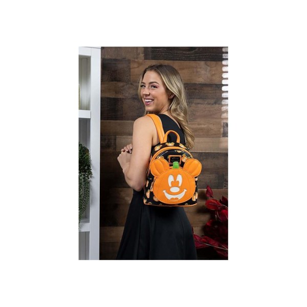 Mini Zaino Topolino Halloween Mick-O-Lantern - Disney Loungefly