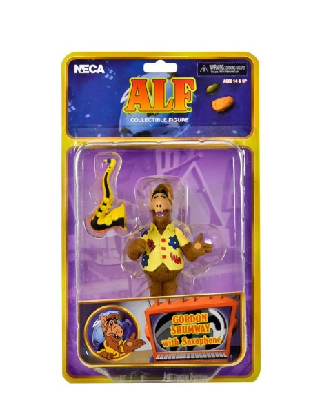 Figurina Alf Toony Classic Alf con sassofono 15 cm