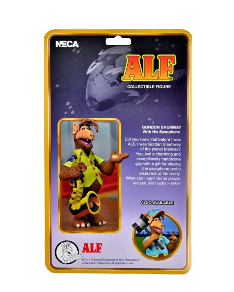 Figurina Alf Toony Classic Alf con sassofono 15 cm