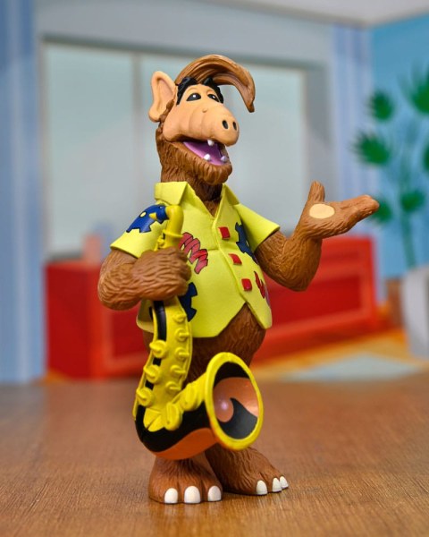 Figurina Alf Toony Classic Alf con sassofono 15 cm