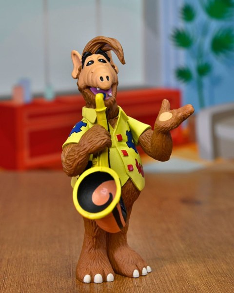 Figurina Alf Toony Classic Alf con sassofono 15 cm