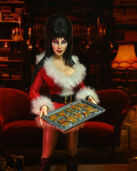 Elvira, Mistress of the Dark Figur eClothed Very Scary Xmas Elvira 20 cm