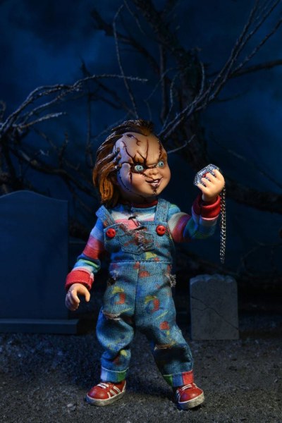 La sposa di Chucky confezione 2 Figura vestita Chucky e Tiffany 14 cm