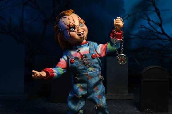 La sposa di Chucky confezione 2 Figura vestita Chucky e Tiffany 14 cm