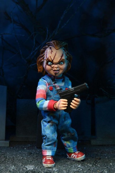 La sposa di Chucky confezione 2 Figura vestita Chucky e Tiffany 14 cm