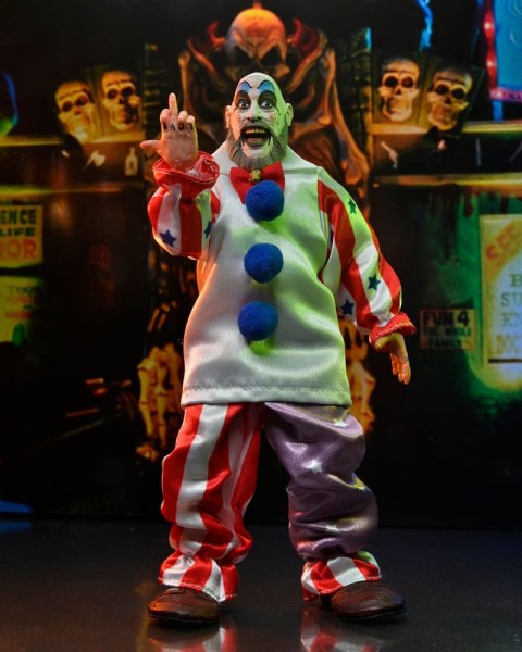 Figura del Capitano vestito Spaulding della Casa dei 1000 cadaveri 20 cm
