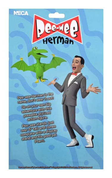 Figura Pee-Wee Herman Toony Classics Pee-Wee e Pterri 15 cm