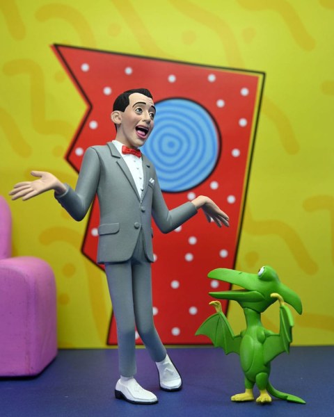 Figura Pee-Wee Herman Toony Classics Pee-Wee e Pterri 15 cm