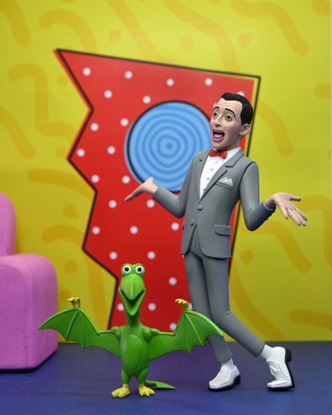 Figura Pee-Wee Herman Toony Classics Pee-Wee e Pterri 15 cm