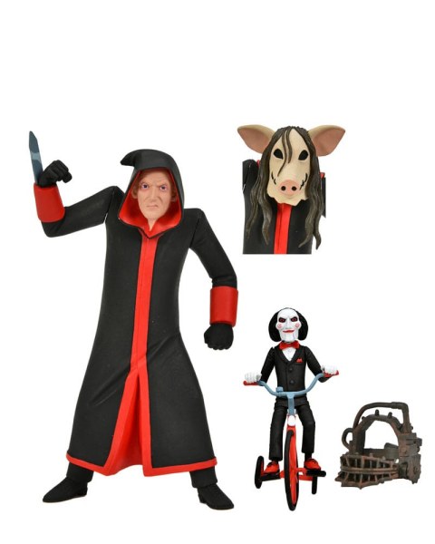 Saw Figure Toony Terrors Jigsaw Killer e Billy Tricycle Box Set 15 cm