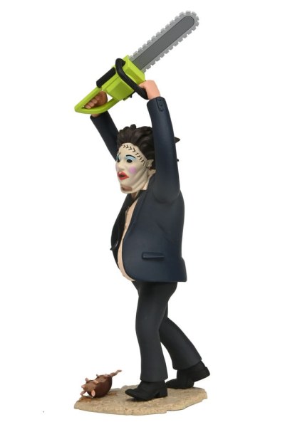 Texas Chainsaw Massacre Toony Terrors Figura 50° Anniversario Pretty Woman Leatherface 15 cm