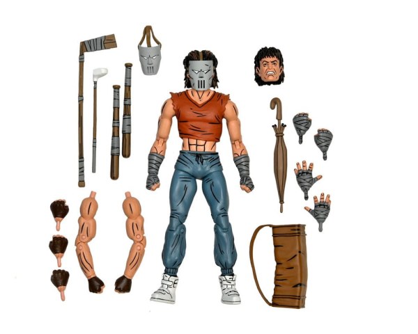 Tartarughe Ninja (Mirage Comics) Figura Casey Jones in camicia rossa 18 cm