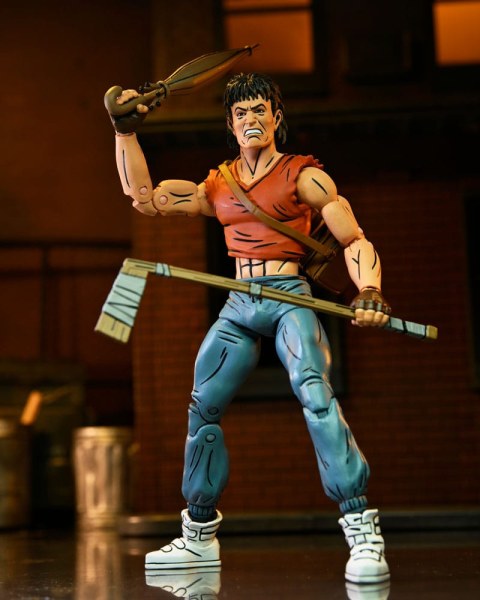 Tartarughe Ninja (Mirage Comics) Figura Casey Jones in camicia rossa 18 cm