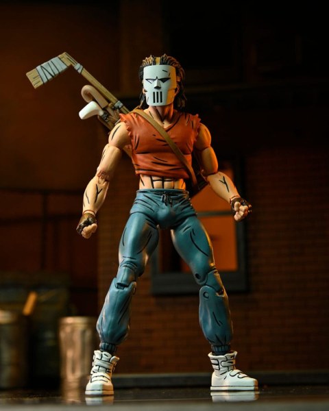 Tartarughe Ninja (Mirage Comics) Figura Casey Jones in camicia rossa 18 cm