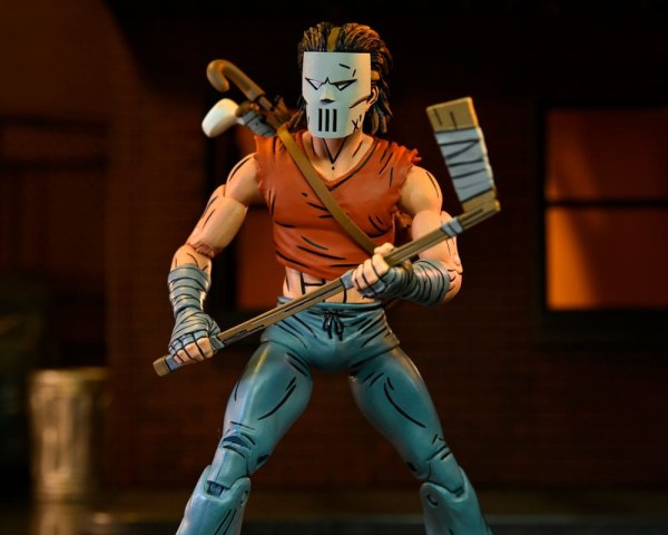 Tartarughe Ninja (Mirage Comics) Figura Casey Jones in camicia rossa 18 cm