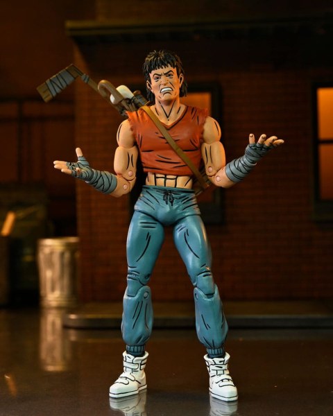 Tartarughe Ninja (Mirage Comics) Figura Casey Jones in camicia rossa 18 cm