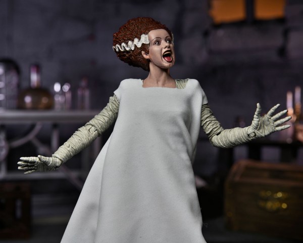 Figurina Universal Monsters L'ultima sposa di Frankenstein (colore) 18 cm