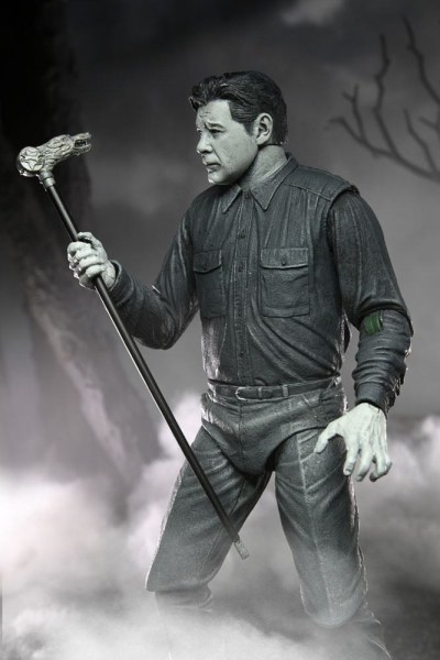 Figurina universale Monsters Ultimate The Wolf Man (bianco e nero) 18 cm