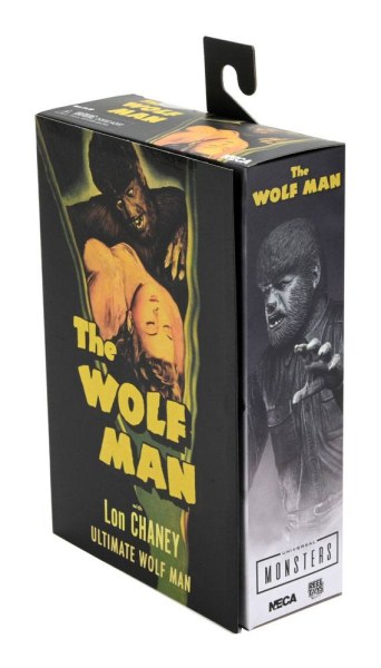 Figurina universale Monsters Ultimate The Wolf Man (bianco e nero) 18 cm