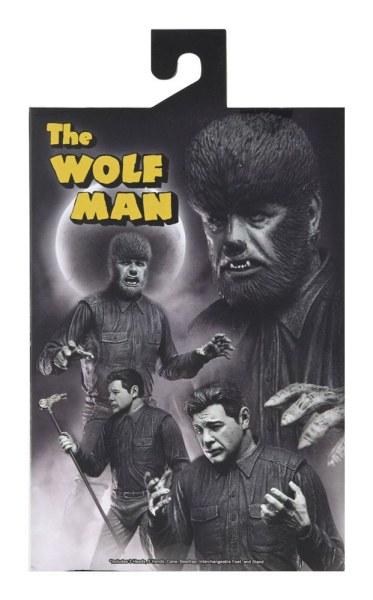 Figurina universale Monsters Ultimate The Wolf Man (bianco e nero) 18 cm