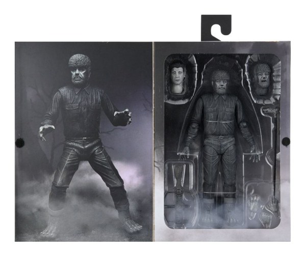 Figurina universale Monsters Ultimate The Wolf Man (bianco e nero) 18 cm