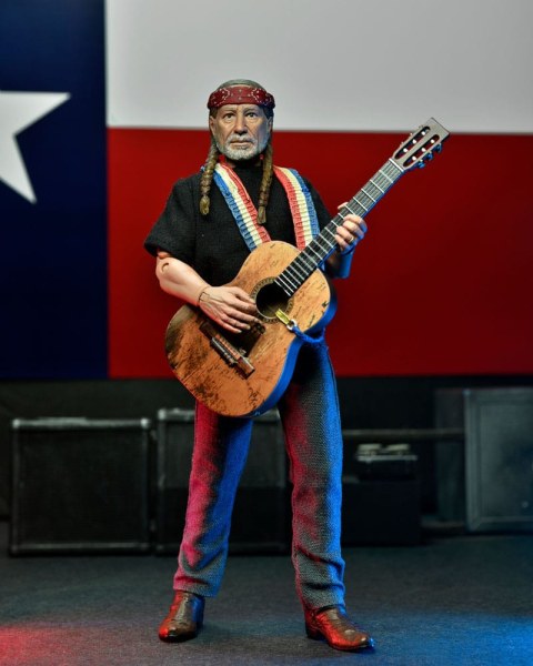 Figurina Willie Nelson vestito 20 cm