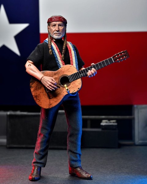 Figurina Willie Nelson vestito 20 cm