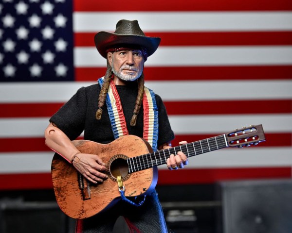 Figurina Willie Nelson vestito 20 cm