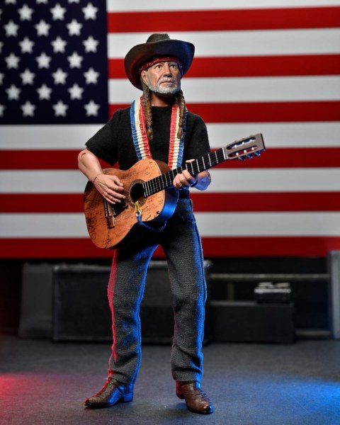 Figurina Willie Nelson vestito 20 cm