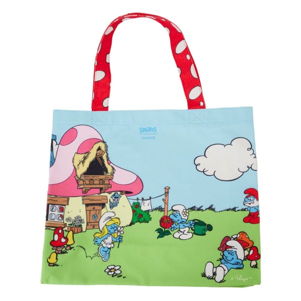 Sac Tote La vita del villaggio dei Puffi - Loungefly