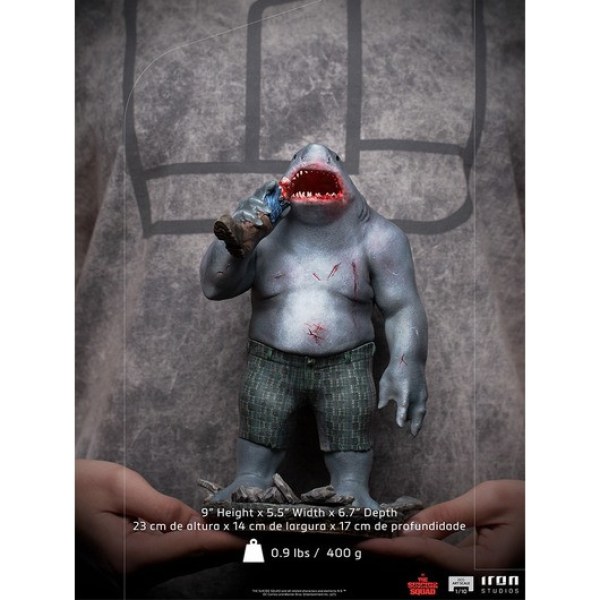 THE SUICIDE SQUAD KING SHARK ART SCALE - DC COMICS