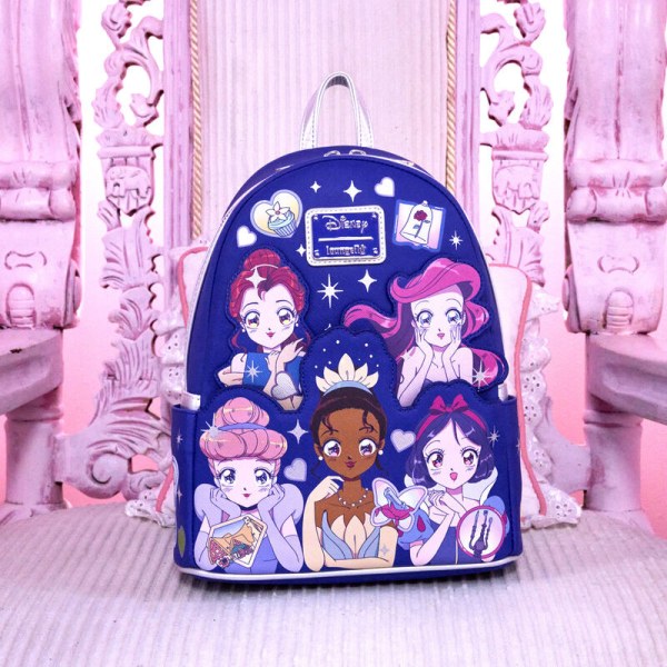 MINI ZAINO Stile Manga Principesse Disney - DISNEY LOUNGEFLY