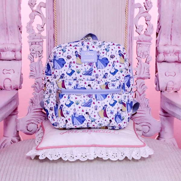 MINI ZAINO Nylon Disney Princess Stile Manga - DISNEY LOUNGEFLY