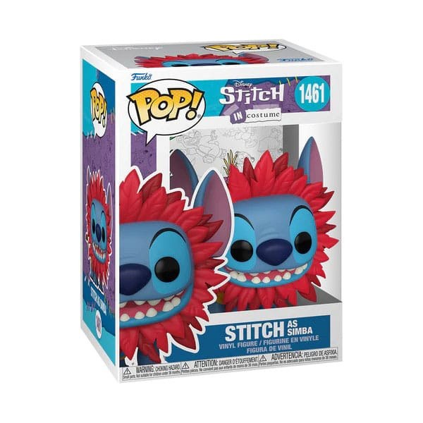 FunkoPop! 1461 - Stitch Simba - Disney Lilo e Stitch