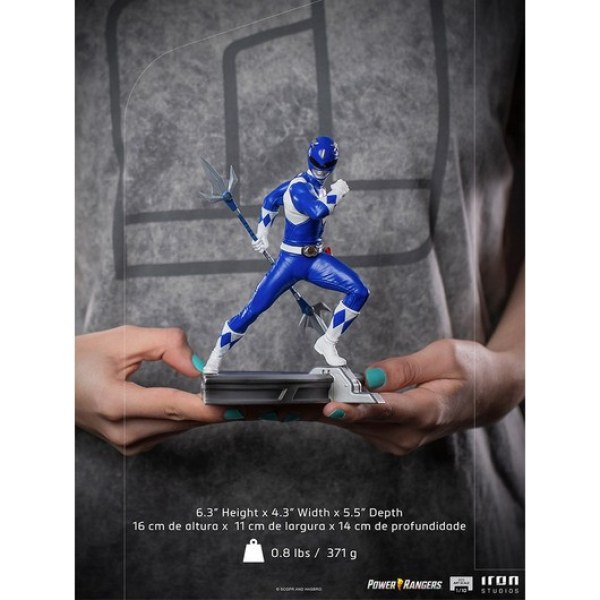 POWER RANGERS:  MIGHTY MORPHIN RANGER BLU ART SCALE - POWER RANGERS