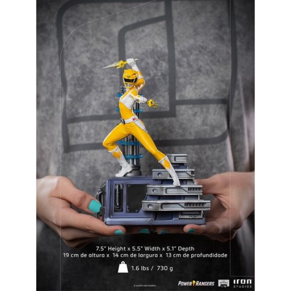 POWER RANGERS: MIGHTY MORPHIN RANGER GIALLO ART SCALE - POWER RANGERS