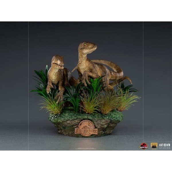DUE VELOCIRAPTORS ART SCALE DELUXE - JURASSIC PARK