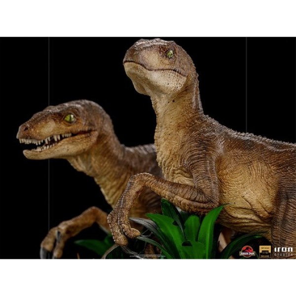 DUE VELOCIRAPTORS ART SCALE DELUXE - JURASSIC PARK